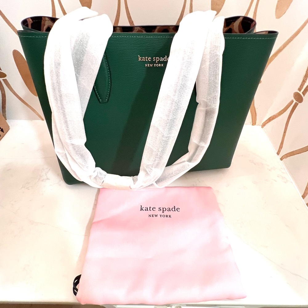 Kate Spade All Day Large Emerald Green Tote - Picture 6 of 11